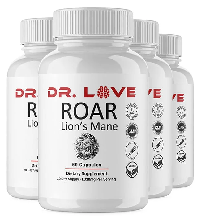 Three-bottle Roar Lion's Mane pack